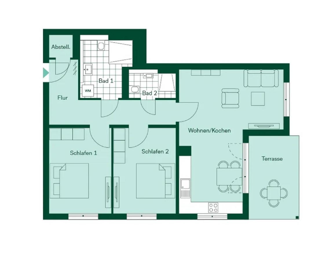 Terrassenwohnung "Traumhafft" - Haffresidenz Garz  Экстерьер фото